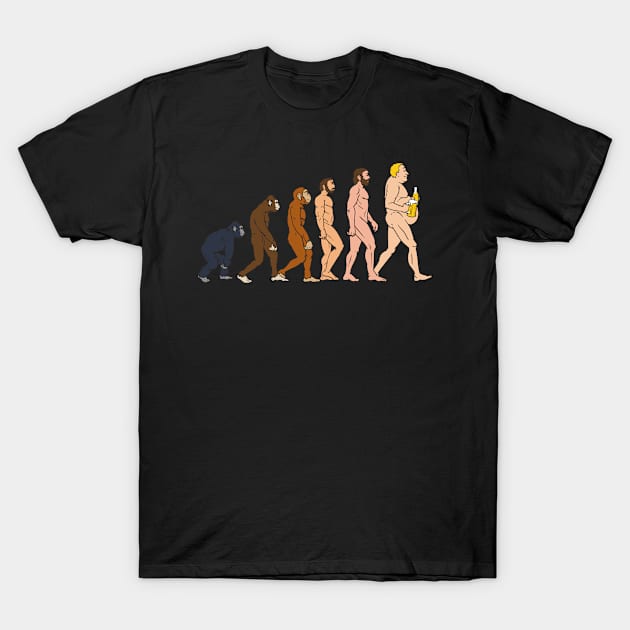 Evolution Of Drunkard T-Shirt by gdimido